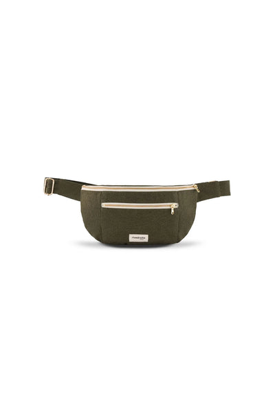 Orsel THE NEW WAIST BAG LARGE SIZE / Τζαντα Μπανανα - Recycled cotton - Kaki