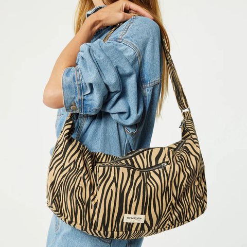 Charlot the Crossbody Bag / Χιαστί τσάντα Recycled Cotton - Zebra