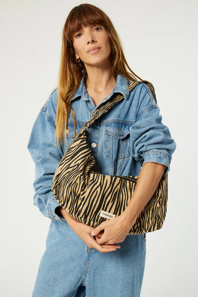 Charlot the Crossbody Bag / Χιαστί τσάντα Recycled Cotton - Zebra