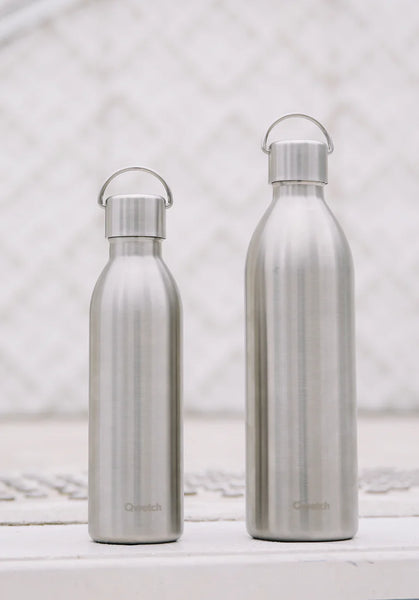 Insulated water bottle 'Active'- stainless steel / Μπουκάλι Θερμός με χερούλι 'Active' - ανοξείδωτο ατσάλι