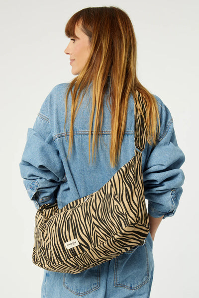 Charlot the Crossbody Bag / Χιαστί τσάντα Recycled Cotton - Zebra