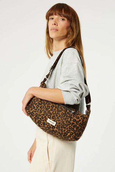 Mini Charlot the Crossbody Bag / Mini Χιαστί τσάντα Recycled cotton - Leopard