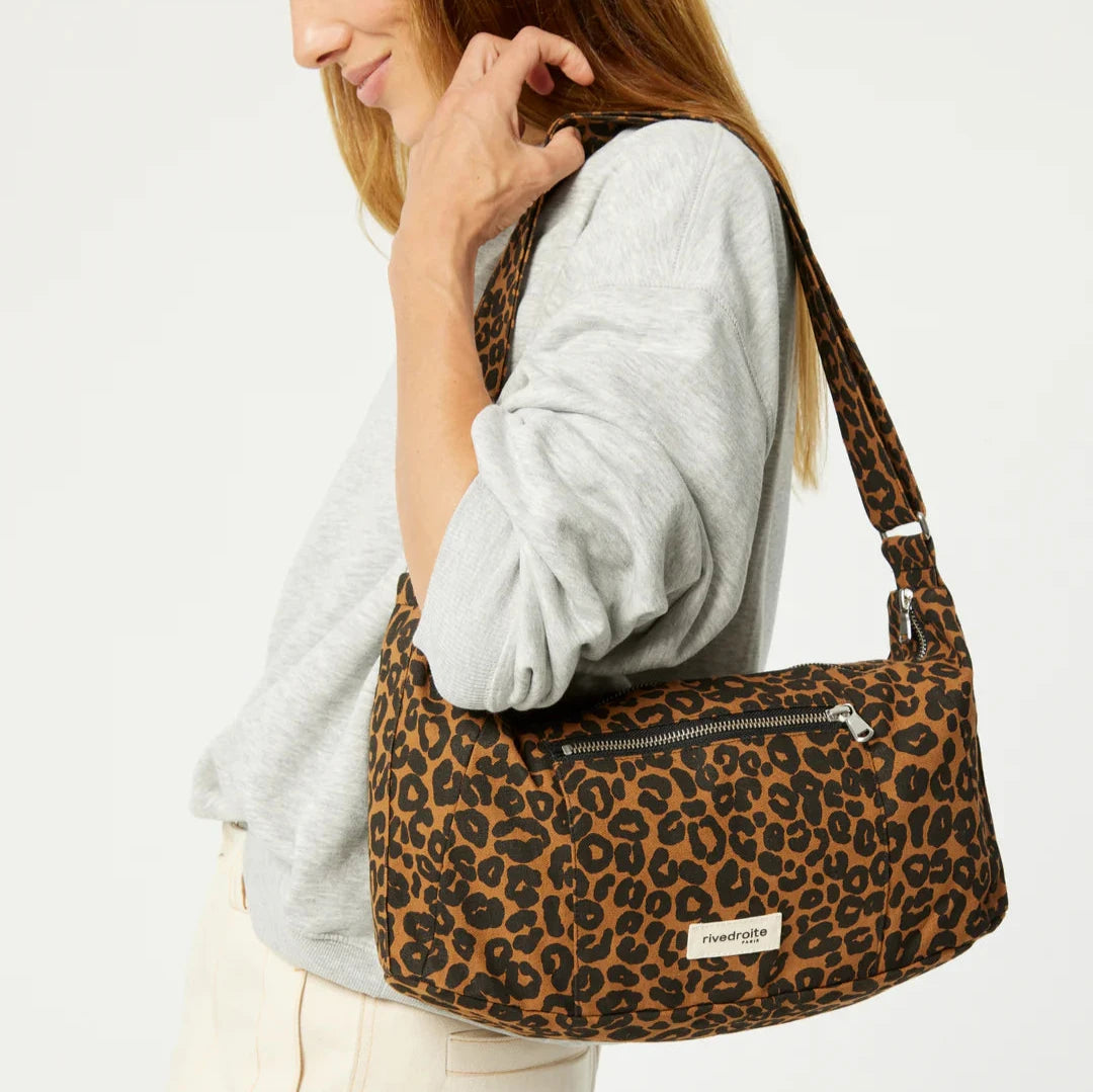 Mini Charlot the Crossbody Bag / Mini Χιαστί τσάντα Recycled cotton - Leopard