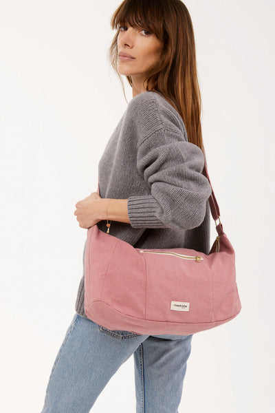 Charlot the Crossbody Bag / Χιαστί τσάντα Recycled Cotton Bois de Rose