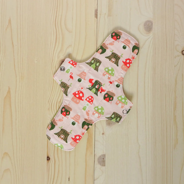 Reusable Period Pad made of organic cotton -L / Yφασμάτινη σερβιέτα περιόδου από βιολογικό βαμβάκι- L