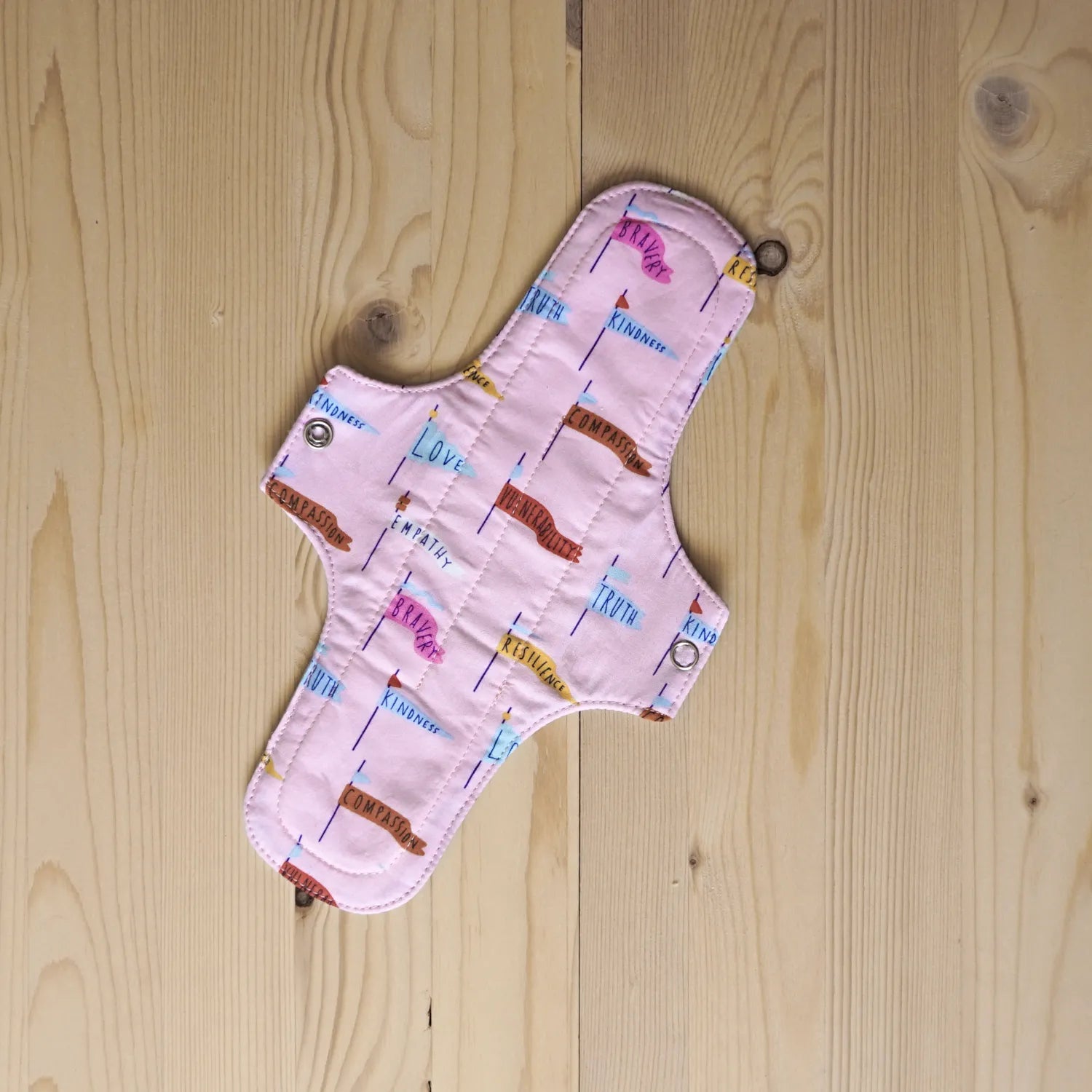 Reusable Period Pad made of organic cotton -L / Yφασμάτινη σερβιέτα περιόδου από βιολογικό βαμβάκι- L