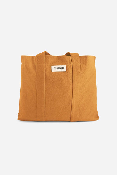 Marcel - The city tote / Recycled Cotton - τσάντα απο ανακυκλωμένο βαμβάκι- Tumeric Orange