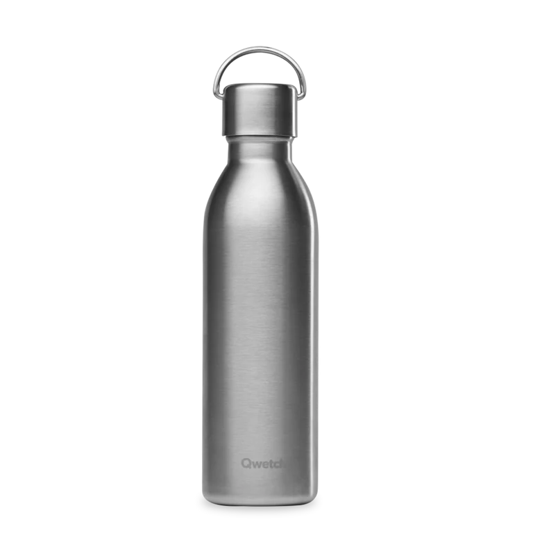 Insulated water bottle 'Active'- stainless steel / Μπουκάλι Θερμός με χερούλι 'Active' - ανοξείδωτο ατσάλι