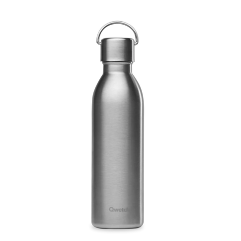 Insulated water bottle 'Active'- stainless steel / Μπουκάλι Θερμός με χερούλι 'Active' - ανοξείδωτο ατσάλι