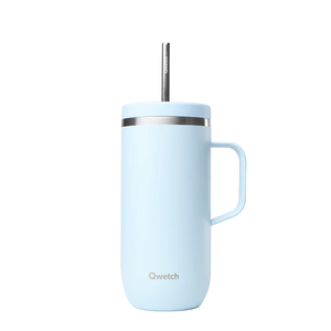 Insulated Cold Cup with Handle  / Cold Θερμός από ανοξείδωτο ατσάλι (600 ml) - Pastel Blue