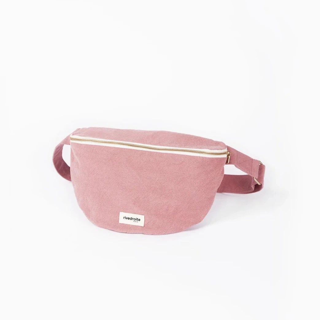 Custine XL THE WAIST BAG / Τσάντα Μπανάνα - Recycled cotton Bois de Rose