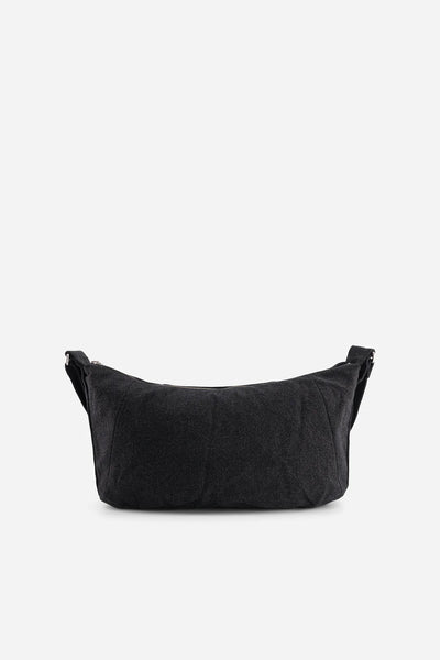 Mini Charlot the Crossbody Bag / Mini Χιαστί τσάντα Recycled cotton - Black