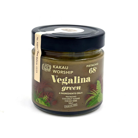 Vegalina Green - Pistachio / Βιολογική Πραλίνα Φυστικιού 68% - Vegalina Πράσινη