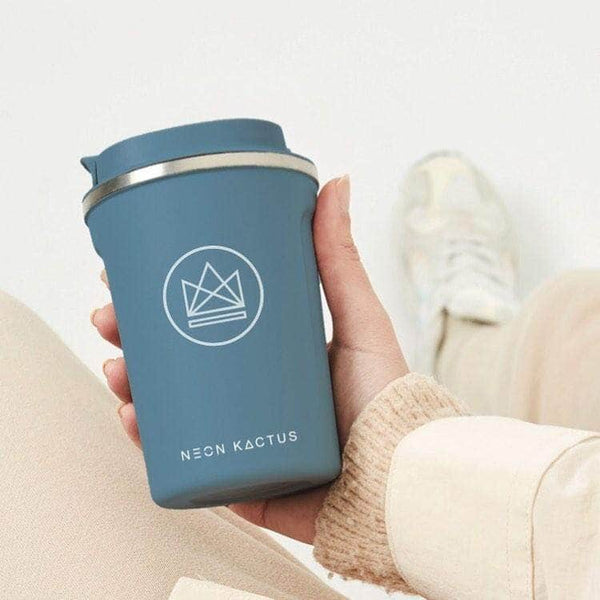 Stainless steel Coffee Cup / Ποτήρι Θερμός - Super Sonic Pastel Blue 380 ml