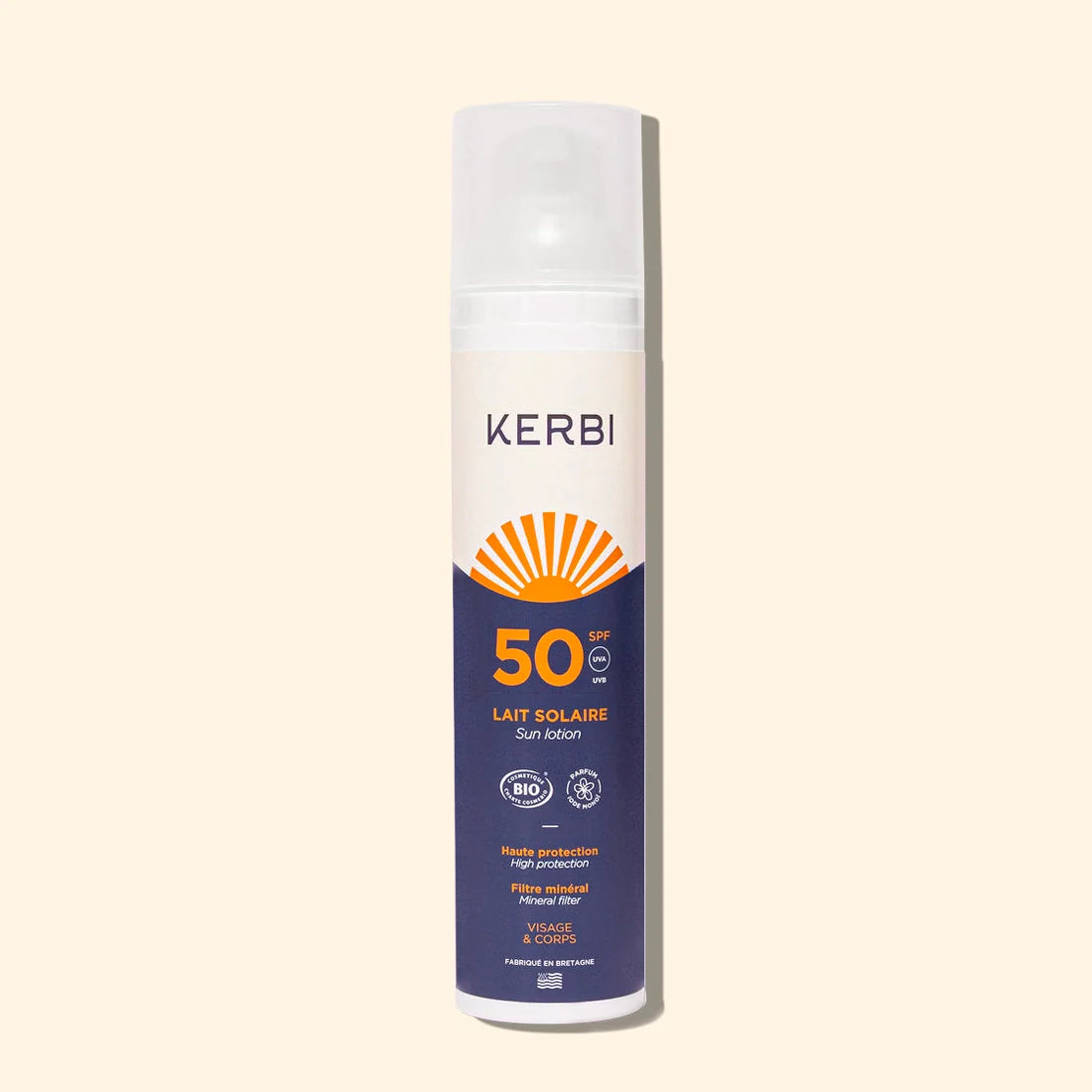 Organic Sunscreen with Monoï Perfume - Face & Body SPF50 - Mineral / Βιολογικό με άρωμα αντηλιακό SPF50 – 100ml