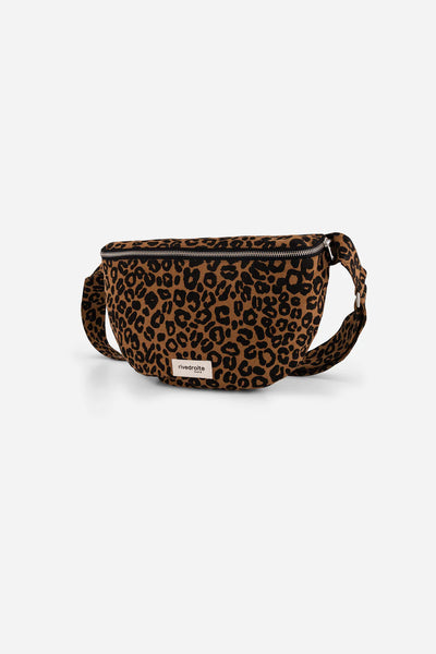 Custine XL THE WAIST BAG / Τσάντα Μπανάνα - Recycled cotton Leopard