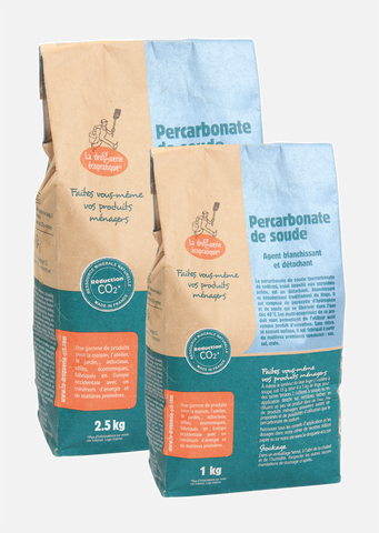 Sodium Percarbonate - 1 kg kraft pack / Υπερανθρακικό Νάτριο (φυσικό λευκαντικό) - 1 kg συσκευασμενο