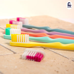 Refillable Toothbrush in bioplastic Lamazuna (pastel colors) - Ξαναγεμιζόμενη οδοντόβουρτσα σε βιοπλαστικό - Lamazuna (παστέλ χρώματα)