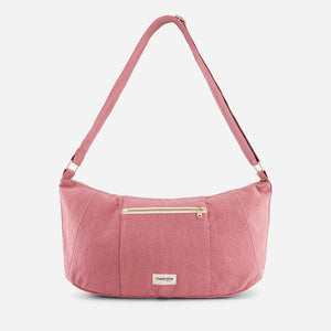 Charlot the Crossbody Bag / Χιαστί τσάντα Recycled Cotton Bois de Rose