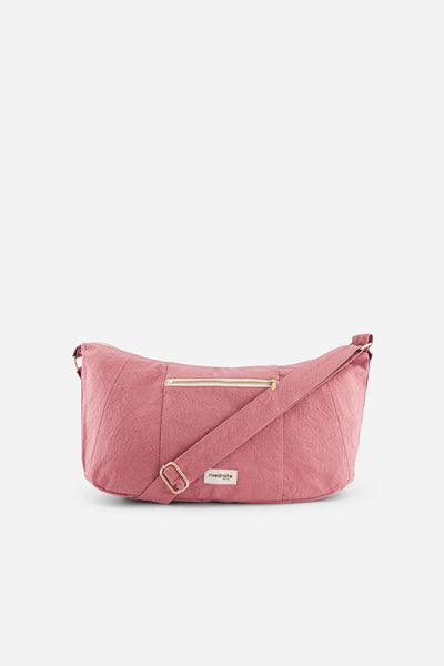 Charlot the Crossbody Bag / Χιαστί τσάντα Recycled Cotton Bois de Rose