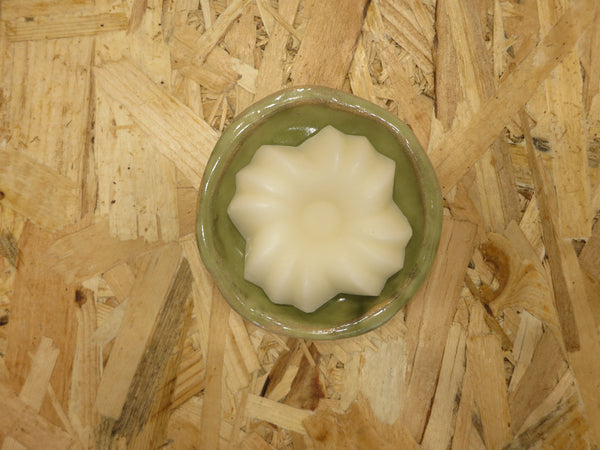 Soap Holder in Ceramic / Σαπουνοθήκη κεραμικη - round green