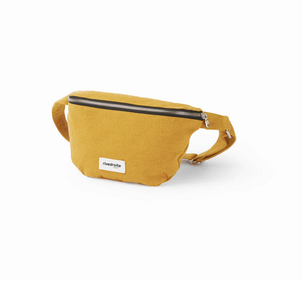 Custine THE WAIST BAG / Τσάντα Μπανάνα - Recycled cotton Mustard